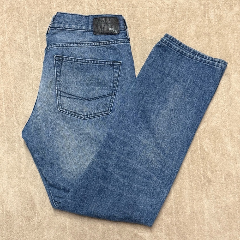 Bull Head Jeans Mensโ 32x30 VTG Slim StraightMed Wash